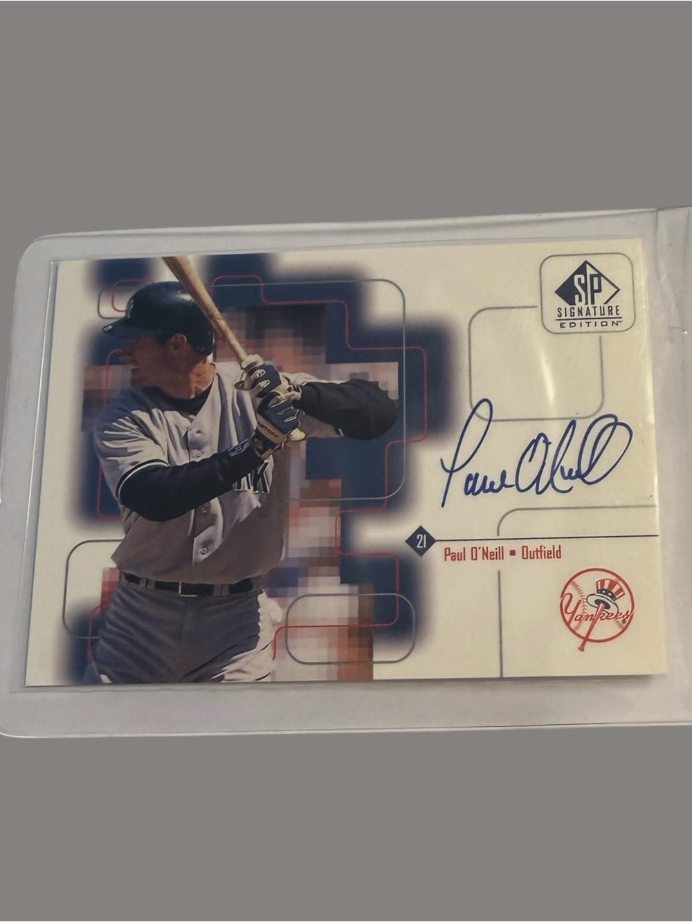 1999 SP Signature Upper Deck Paul O’Neal Autograph New York Yankees